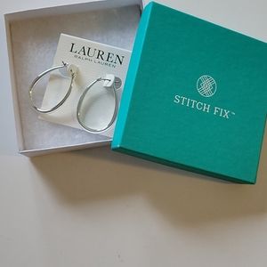 Sterling silver hoops
